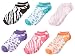 Maidenform Big Girls' Animal-Print No-Show Socks (Pack of Six Pairs)