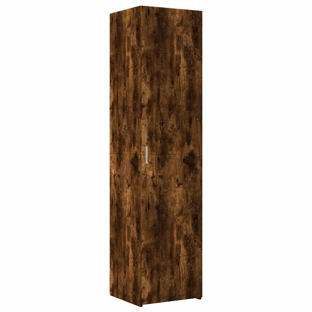 vidaXL Highboard, Sideboard for Hallway Living Room, Side Cabinet with Storage, Cupboard, Buffet Cabinet, Modern Style, Smoked Oak Engineered Wood — image 1