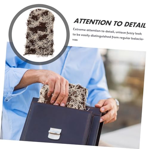 Máscara de esquí de tejido suave con diseño camuflado para hombre y mujer, protector facial completo resistente al viento, cálido y transpirable, ideal para actividades al aire libre en climas fríos miniatura 2