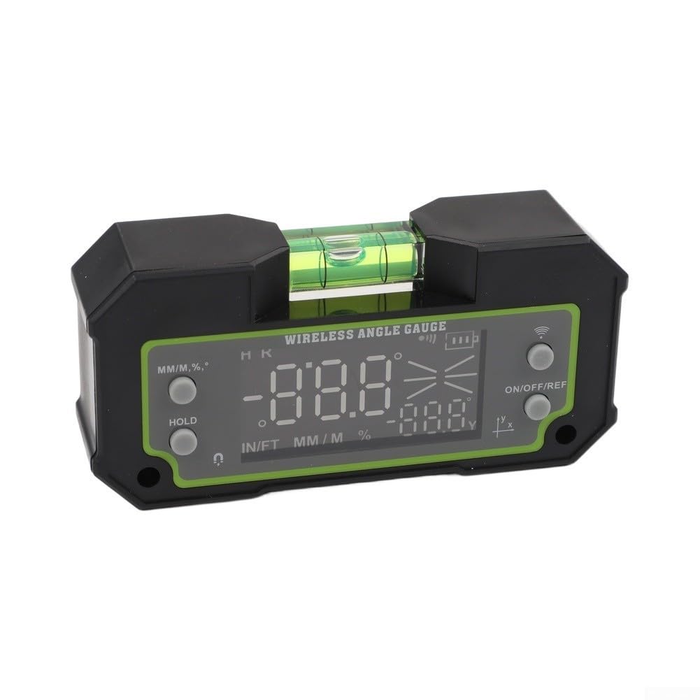 Inclinómetro digital ABS con base magnética fuerte (DC170)