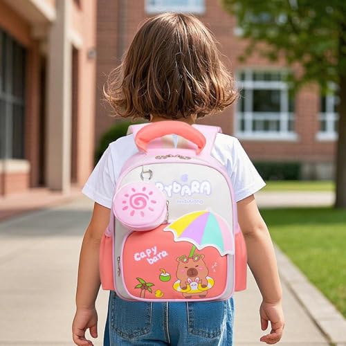Sac à dos capybara grand pour école et pique-nique - 2