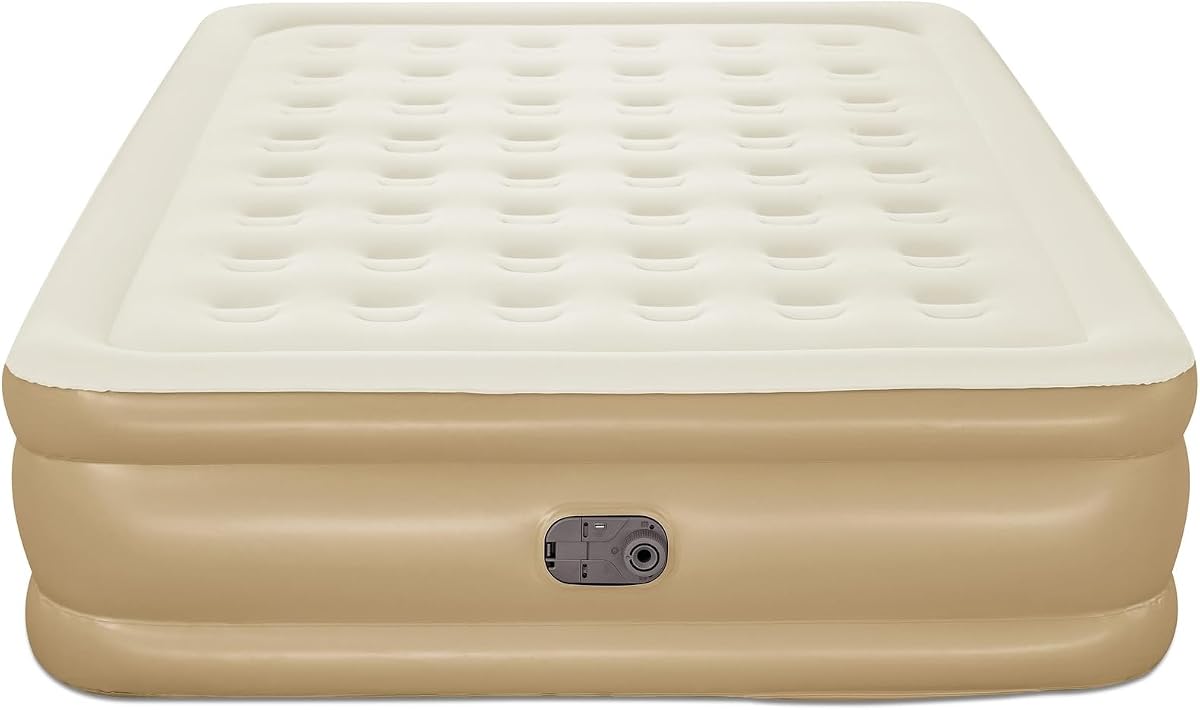 GuestRest 18" Queen Air Mattress with Built-in AC Pump