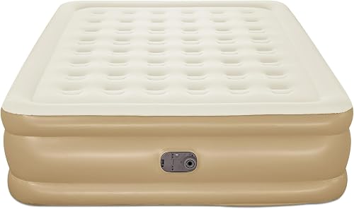18" GuestRest Queen Air Mattress with Built-in 110-120V AC Pump | for Indoor Use