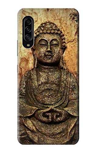 Étui Samsung Galaxy A90 5G Buddha Rock Carving - Évitez les rayures sur l'appareil