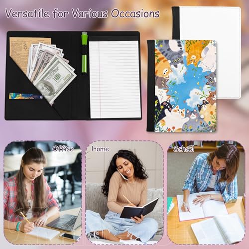 Carnet de notes A4 toile vierge grand cahier de bureau rigide - 7