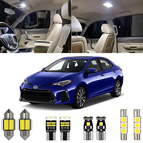 Kit LED Interior 6 piezas 6000K Blanco para Toyota Corolla miniatura 1