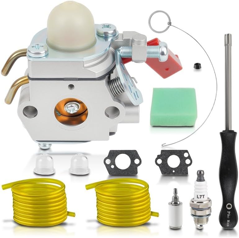 #US Generic Replace Parts for Ryobi RY52003A TP30 Gas for Pruner Carburetor Also for Ryobi Part # 985624001 - (datG.27126#07777)