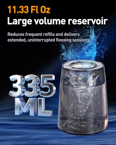 Image of MySmile LP221 Cordless Water Flossers for Teeth w /UVC Light & OLED Display