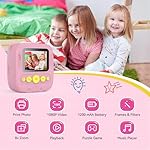 Instant Print Camera for Kids, 1080P HD Kids Digital Cameras Instant Print Photos with 32GB SD Card, Christmas Birthday Gifts for 3 4 5 6 7 8 9 10 11 12 Year Old Girls Boys - Image 2