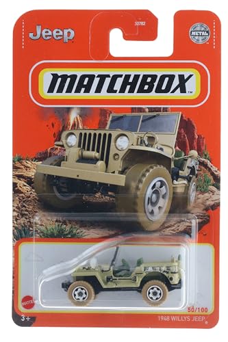 Matchbox 2022 - 1948 Willys - Tan - 50/100 miniatura 1