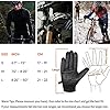 SAWANS Mens Cycling Gloves Thermal Winter Warm Gloves Touchscreen Adjustable Windproof Anti-Slip Women Shock Padded Bicycle Biking Gloves Outdoor Running Hiking (M, Black) - Image 6