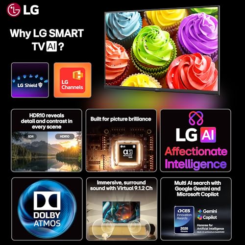 Image of LG 80 cms (32 inches) LB655 AI Series HD Smart webOS VA LED TV 32LB655BPLA