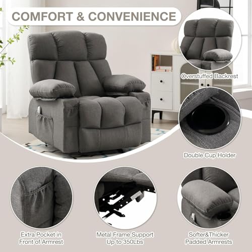 Sillón Plegable Reclinable con Masaje y Calor miniatura 4
