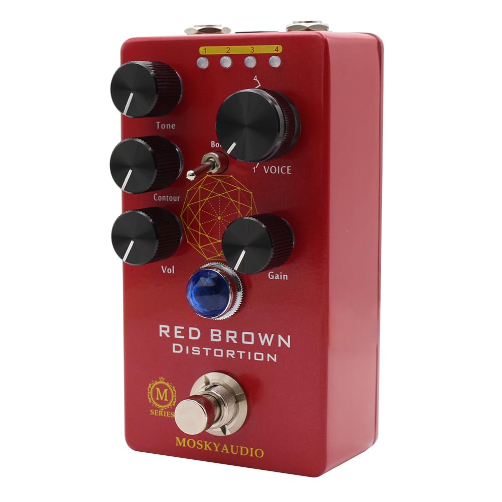 Amazon.com: Rifftone Mosky Audio RED BROWN Distortion w/Toggle