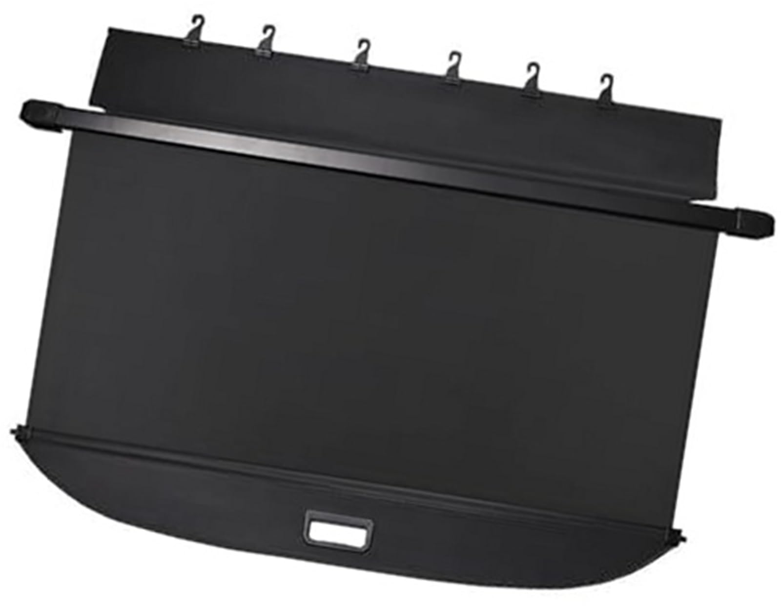 fhjwqronte Rear Storage Fixing Frame Car Parcel Shelf, for Everest 2016-2020 Retractable Trunk Cargo Cover Rack Anti-Peeping Shield Privacy(Black Carbon Look)