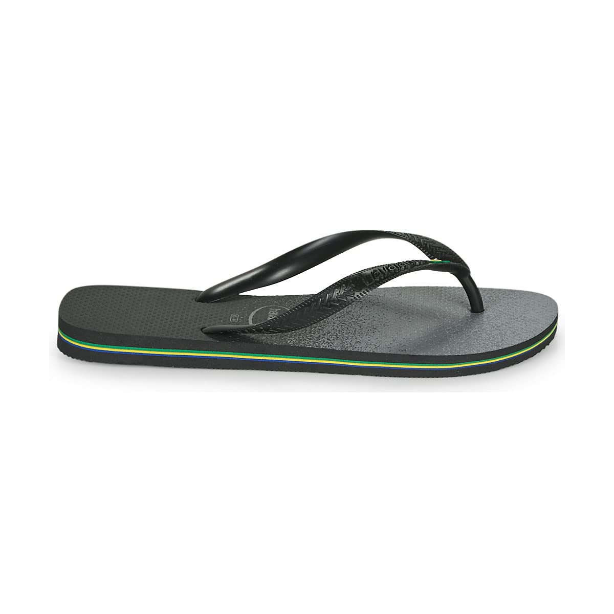 Havaianas - Brasil Logo, Chanclas Icónicas, Cómodas y Duraderas, Tiras con Bandera de Brasil y Suela Antideslizante con Franjas de Colores, Adultos Unisex