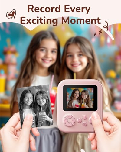Image of White Photo Printer Refill Compatible with ESOXOFFORE & Liscuty P02 & Most Kids Cameras, Compatible with NADAIIN D20 D21 Phomemo Memoking T02 M02 Paper, 6Rolls(57MM*6M /Roll), BPS /BPA-Free, Not for K23