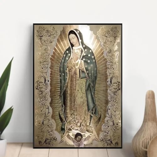 Art moderne Guadalupe de Dieu affiche sur toile de haute qualité pour chambre