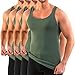 Produktbild HERMKO 3000 4er Pack Herren Tank Top (Weitere Farben) Bio-Baumwolle, Größe:D 10 = EU 4XL, Farbe:Olive