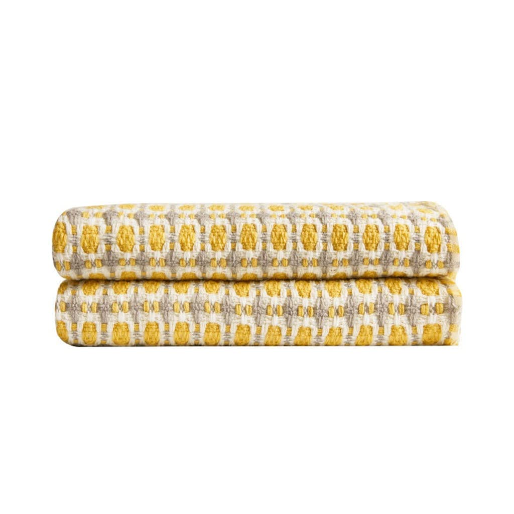 Couverture canapé tissé pastoral tricoté polyester avec gland pour bureau