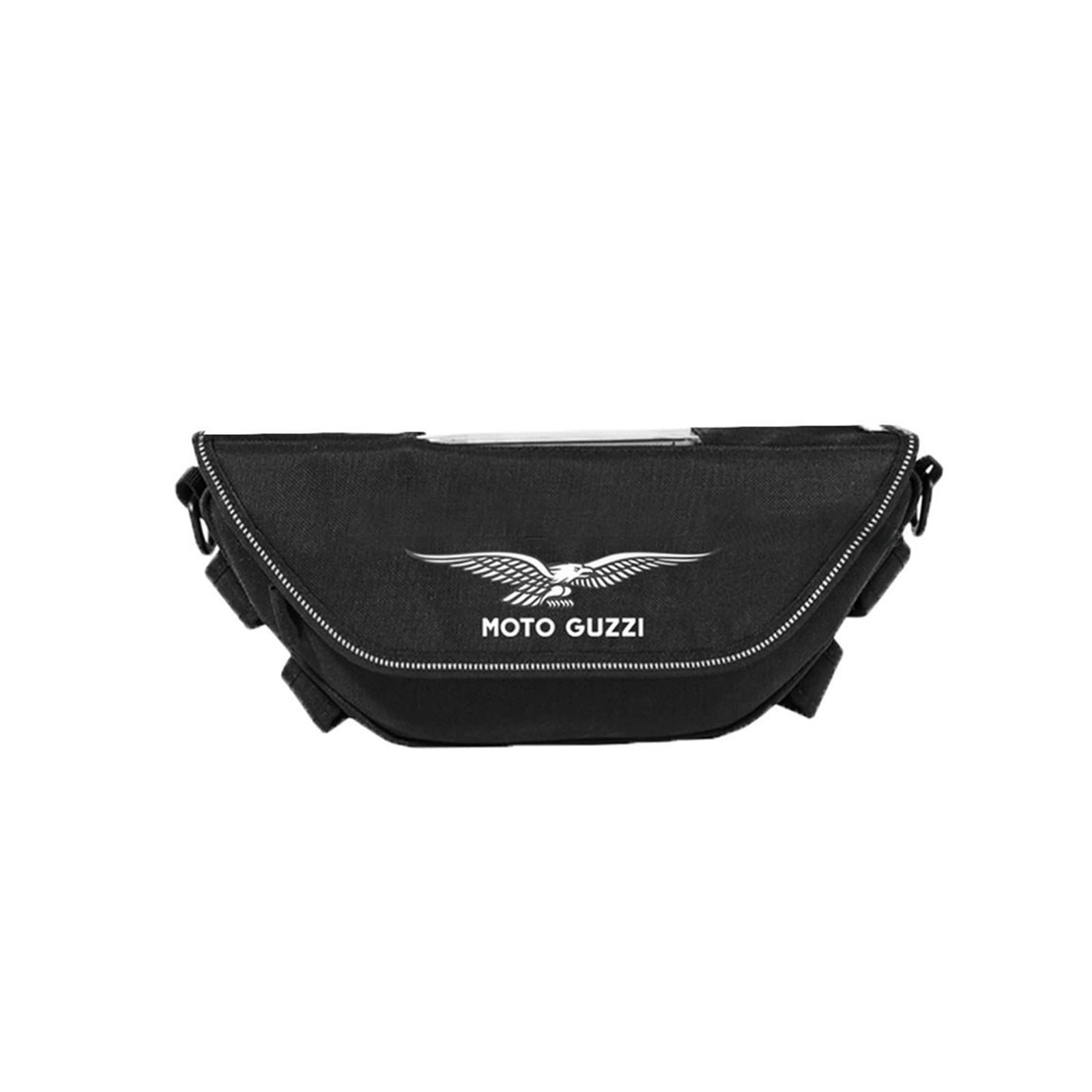 Motorrad Grifftasche Navigationstasche Für Moto Guzzi V85TT V9 Roamer/Bobber V85 TT V7 Stone Lenkertasche, wasserdichte Reisewerkzeugtasche