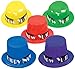 Beistle 88641-25 25-Piece Assorted Color Showtime Toppers and Derbies