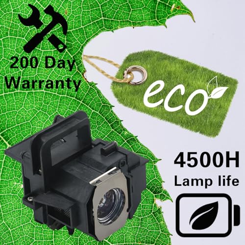 Image of V13H010L49 Replacement Projector Lamp Bulb for Epson ELPLP49 PowerLite Home Cinema 8500UB PowerLite PC 9700UB PowerLite 9700UB EMP-TW5000 EMP-TW3800 EH-TW5000 EH-TW4500 with Housing