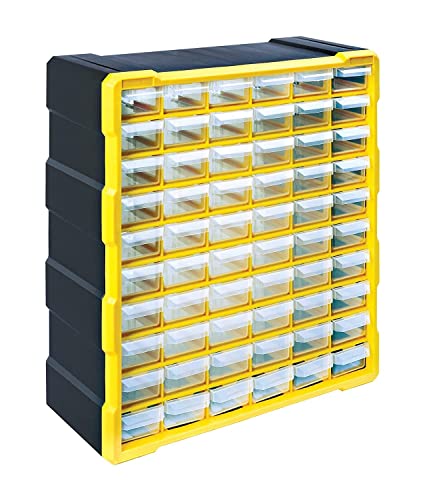 Image of Aadvay Enterprises Component Organisers [ACO] WITH MULTIPLE DRAWERS For Small Parts Storage (60 Drawers)