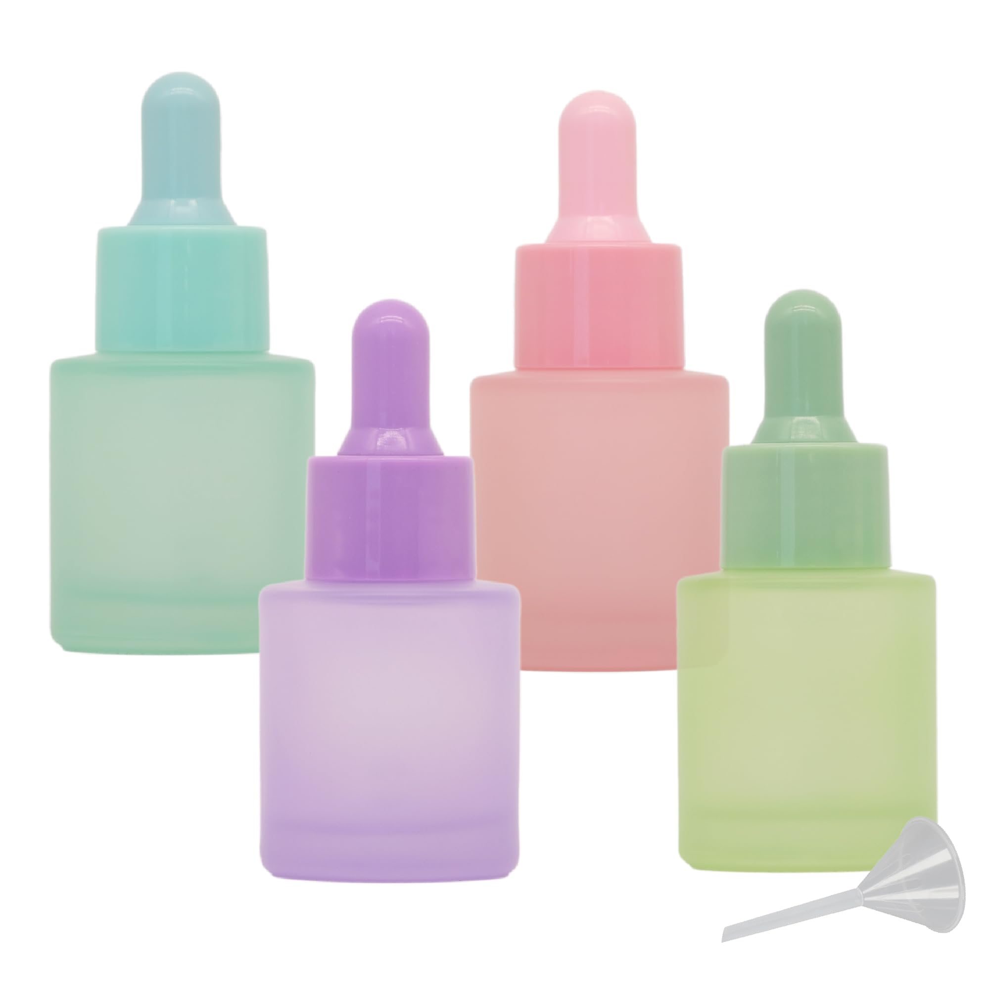 Amazon.co.jp: マカロンカラー フロストガラス スポイトボトル 20ml 4