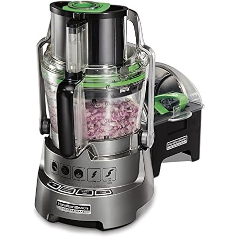 Procesador de Alimentos Hamilton Beach 70825-CE, 600W, 3.3L, Stainless Steel Cover