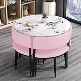 Office Table and Chair Set, Conference Room Furniture with Reception Desk, Negotiation & Coffee Tables, Small Meeting Room Suites in Pink