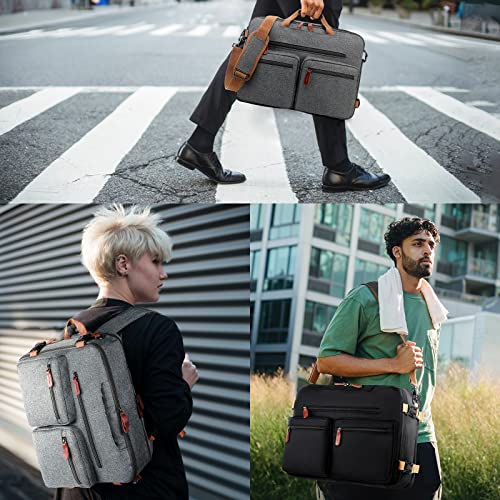 Image of Molnia 3 in 1 Laptop Backpack,17.3 inch Computer Bags for Men, Briefcases For Men, For Travel Bussiness School Men Women