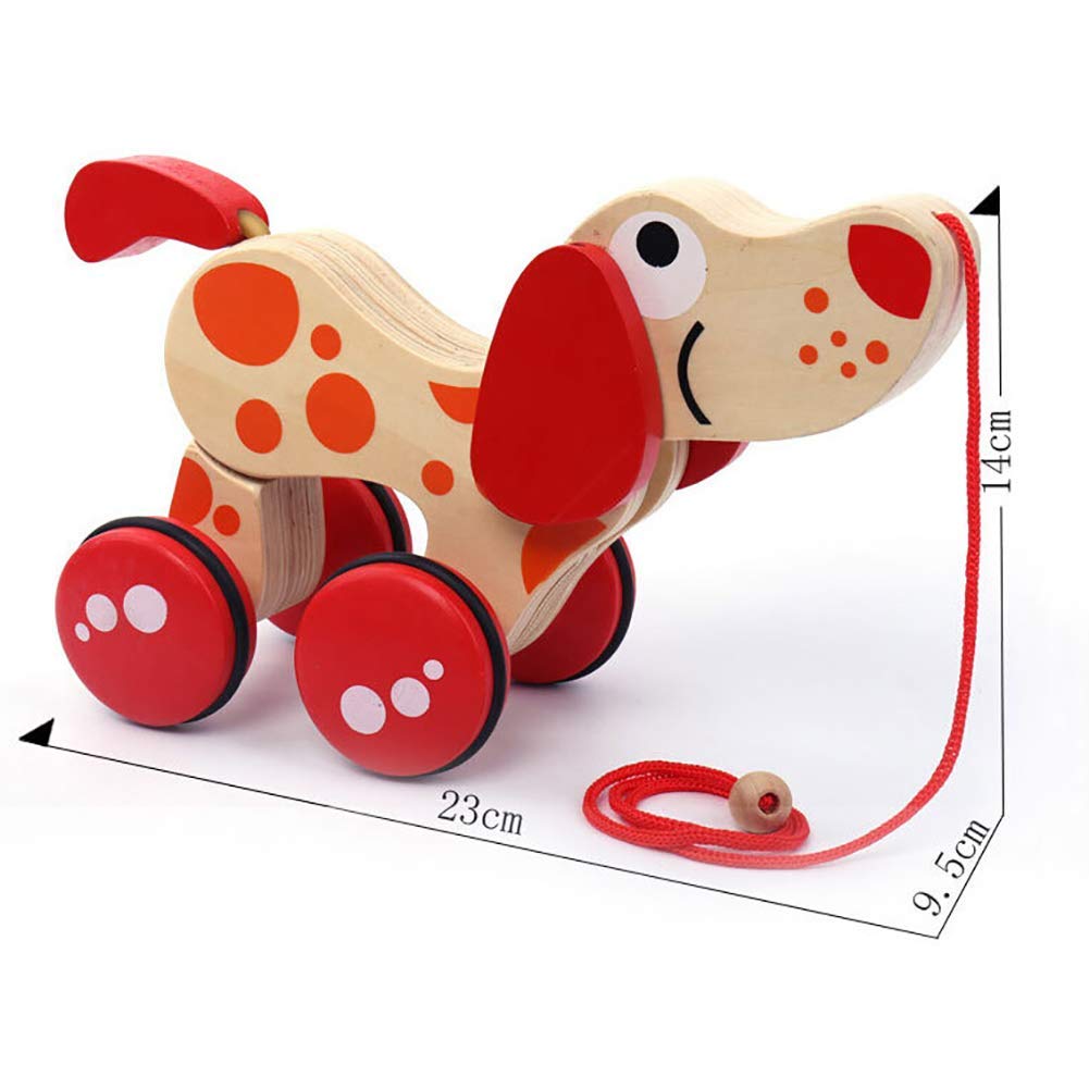 Fisher Price Pull Toy Dog Toy For Toddler Lalia Pull-along Wooden