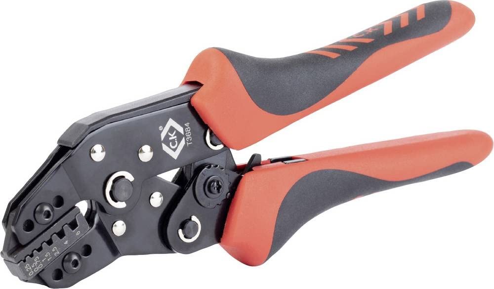 C.k Multicolor Ratchet Crimping Pliers For Bootlace Ferrules 0.25-6Mm², T3684,