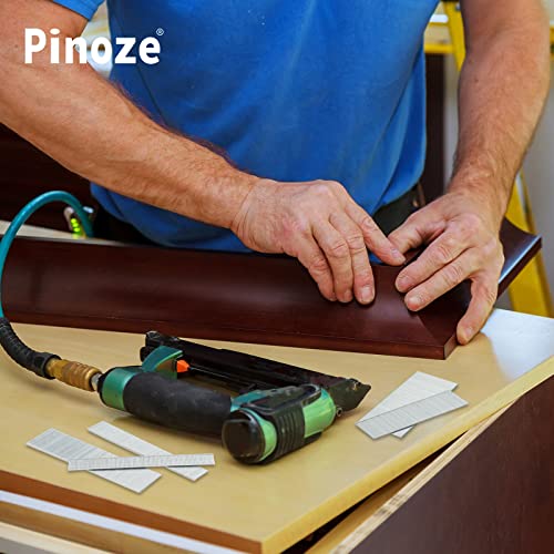 Image of PINOZE 18 Gauge Brad Nails Galvanized, 5000-Count (2 inch, 1-1 /4 inch, 1 inch, 3 /4 inch, 5 /8 Inch) 18GA Nail Gun Nails Assorted and Small Finishing Nails Assortment for Pneumatic, Electric Brad Nailer Gun
