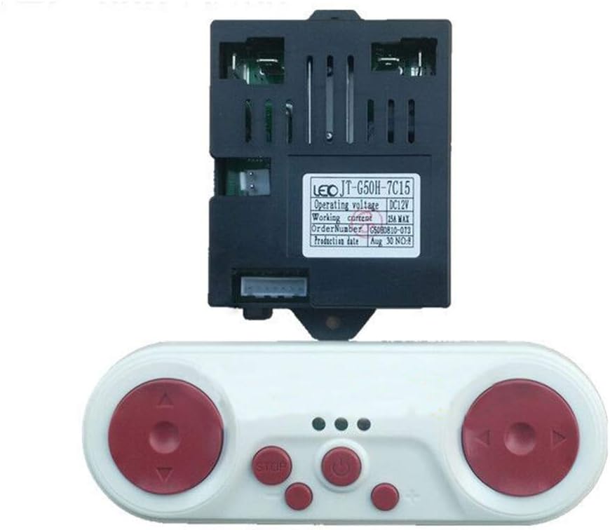 JT-G50H-7C15 12V Kids Powered Ride on car 2.4G Bluetooth Remote Control and Receiver Kit Controller Control Box Accessories for Children Electric Ride On Car Replacement Parts