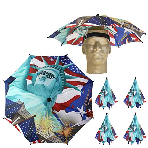 patriotic umbrella hat