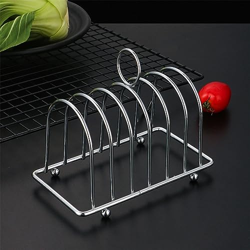 Présentoir à pain en acier inoxydable support de table pour 6 toasts