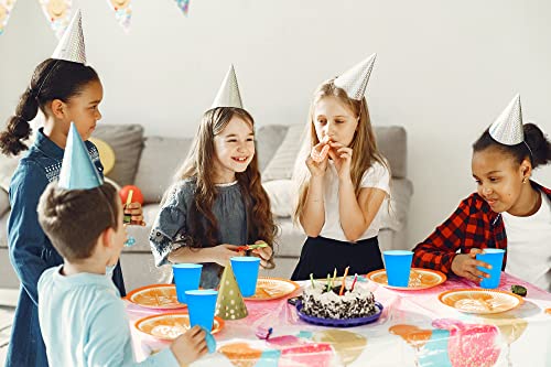 Decorrack 60 Party Cups 12 Oz Disposable Plastic Cups For Birthday Party Bachelorette Camping Indoor Outdoor Events Beverage Drinking Cups (Light Blue, 60) #TOP3