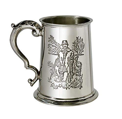 Wentworth Pewter - Shooting Scene 1 pint pewter Tankard
