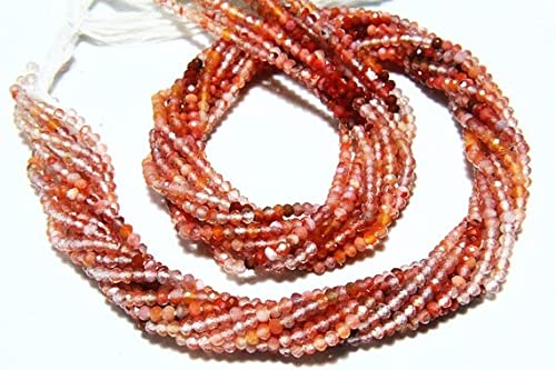 Rondelles en quartz cerise de 2,50mm pour création de bijoux uniques avec perles LKBEADS