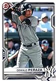 Oswald Peraza 2021 Topps Bowman Prospect Baseball Card #BP-50 (New York Yankees) Free Shipping & Tracking
