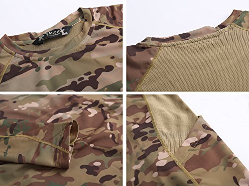 Warchief Tactical Long Sleeve Shirt Camouflage Military T-Shirt Sportswear Mc, Us Xl=Tag Xxl #TOP4
