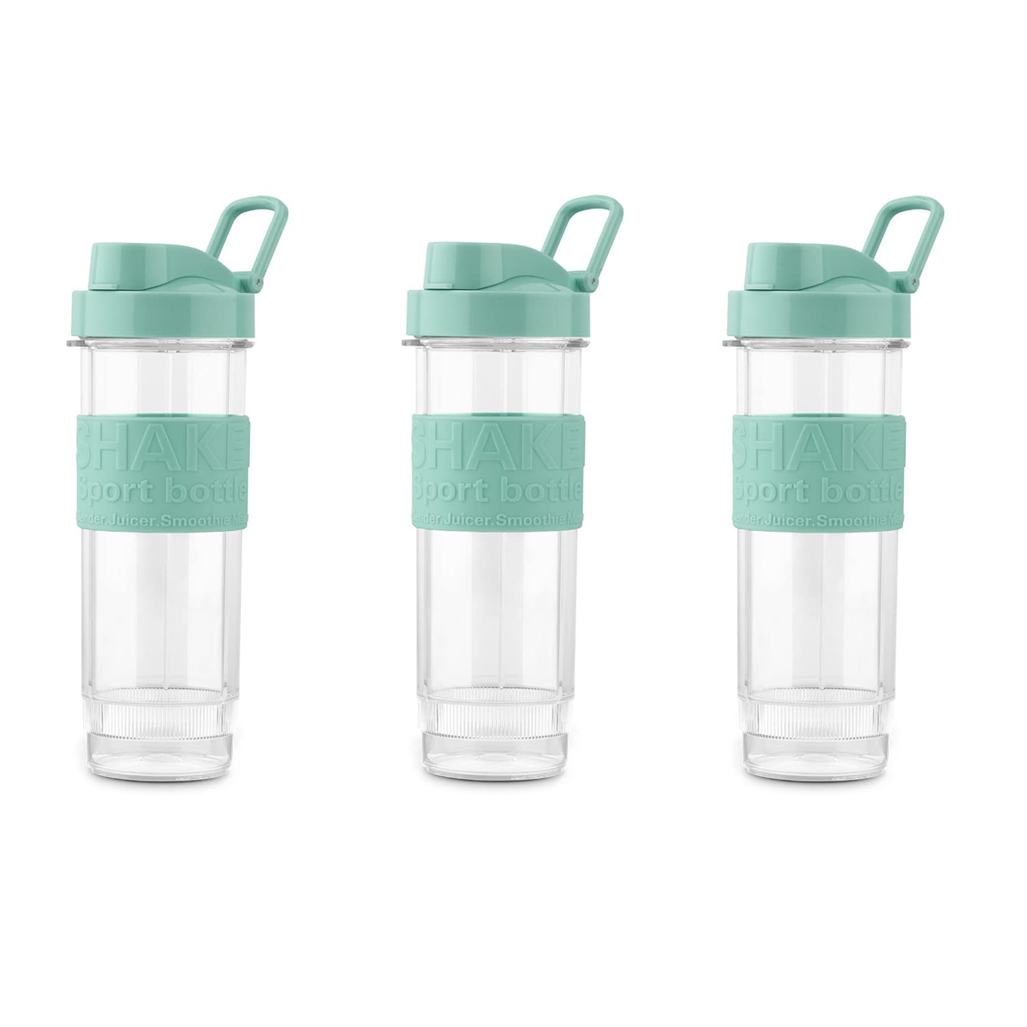 H.KOENIG Zestaw butelek BTL18 do MINI-BLENDER SMOO18, pastelowa zieleń