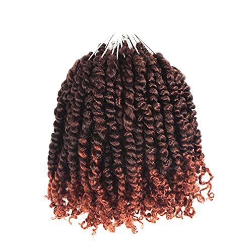 Osuntress Pre-Twisted Passion Twist Hair 12 Inch Pre-Looped Passion Twist Crochet Hair Synthetic Braiding Hair Extensions (12 Inch, T350)
