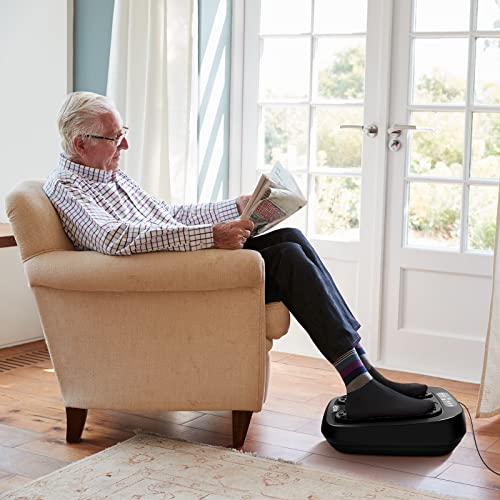 Rotai Foot Massager Machine With Remote, Multi Relaxations And Pain Relief - Shiatsu Vibration Feet Massager Increases Circulations, Relieve Stiffness Tired Muscles And Plantar Fasciitis (Black) #TOP1