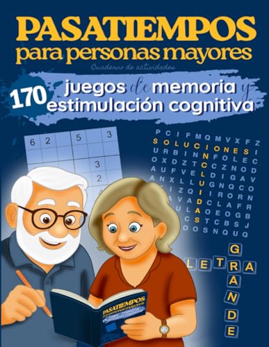 Pasatiempos para personas mayores: Cuaderno de actividades | Libro...