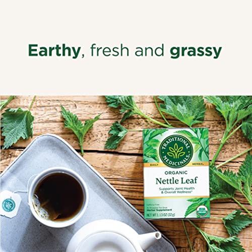 Traditional Medicinals Organic Nettle Herbal Leaf Tea, Green, 16 Count (Pack Of 6) #TOP2