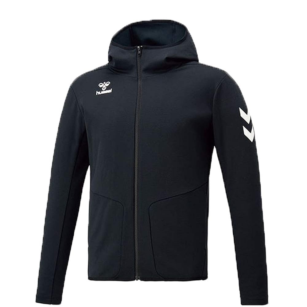 hummel ブラック ジップアップ Lサイズ Amazon.co.jp: [ヒュンメル] パーカー トレーニングジップアップ