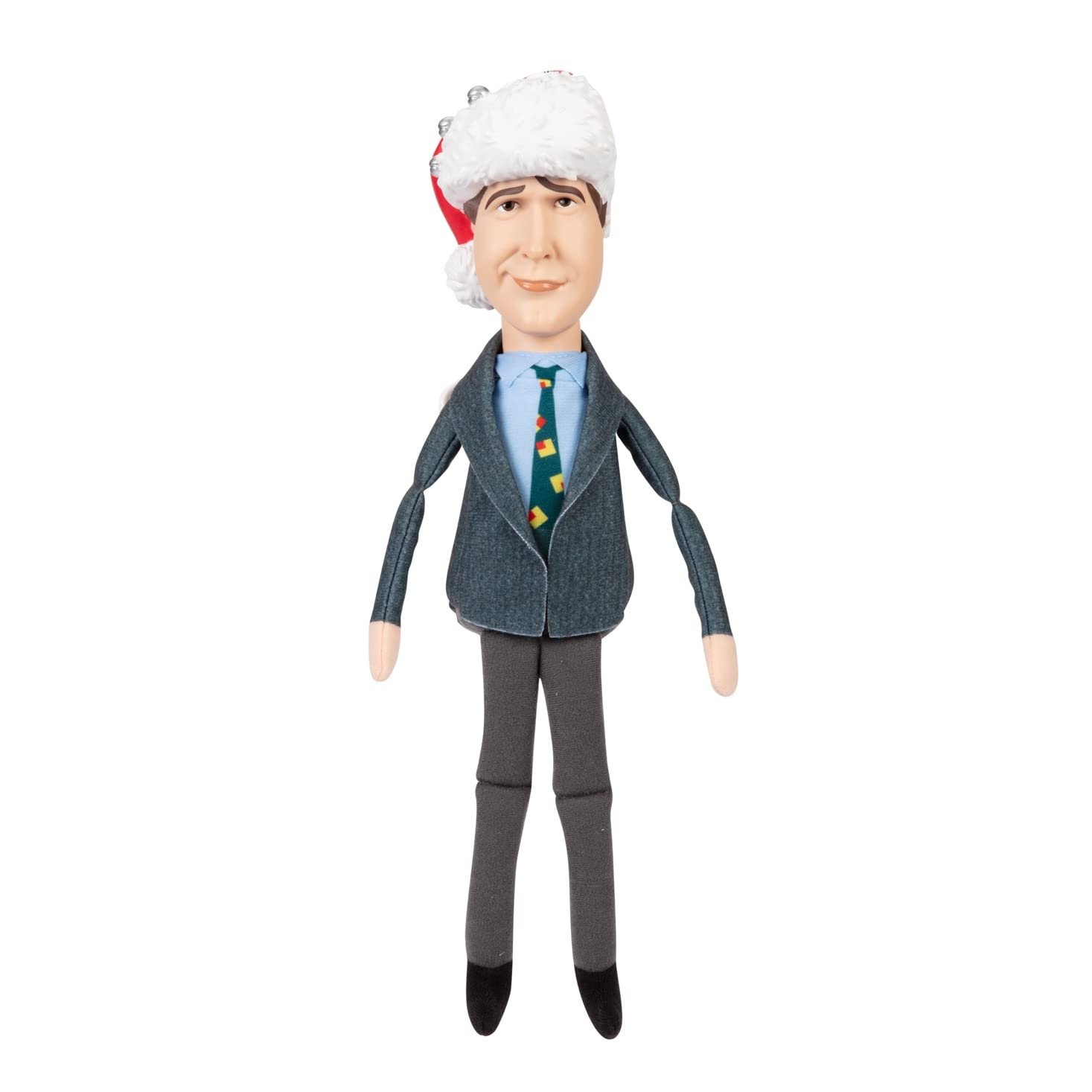 Jakks Holiday Clark Griswold Talking Plush with 16 Phrases, 12 Inches Tall, National Lampoon’s Christmas Vacation
